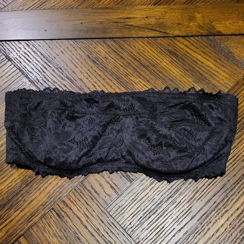New Aerie Wired Lace Strapless Bandeau